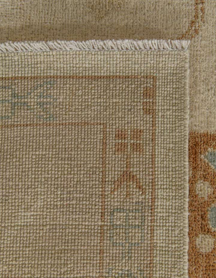 9' x 11' Hand Knotted Oushak Wool Rug