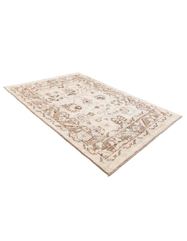 6' 5 x 8' 10 Hand Knotted Oushak Wool Rug