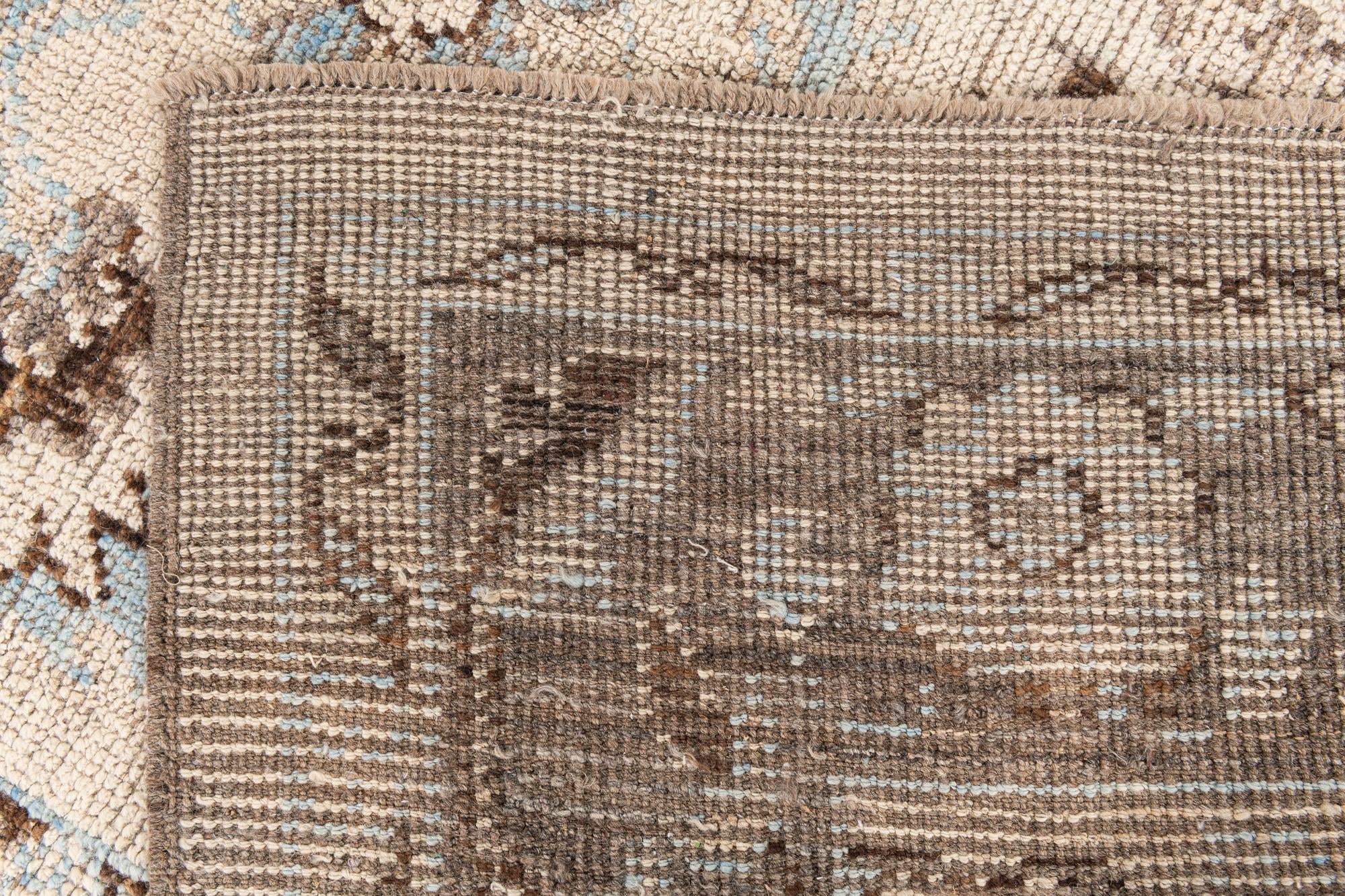 6' 5 x 8' 10 Hand Knotted Oushak Wool Rug