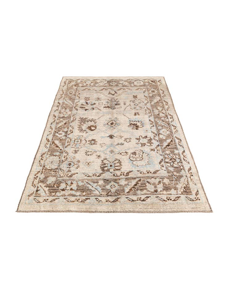 Detail image of 6' 5 x 8' 10 Hand Knotted Oushak Wool Rug
