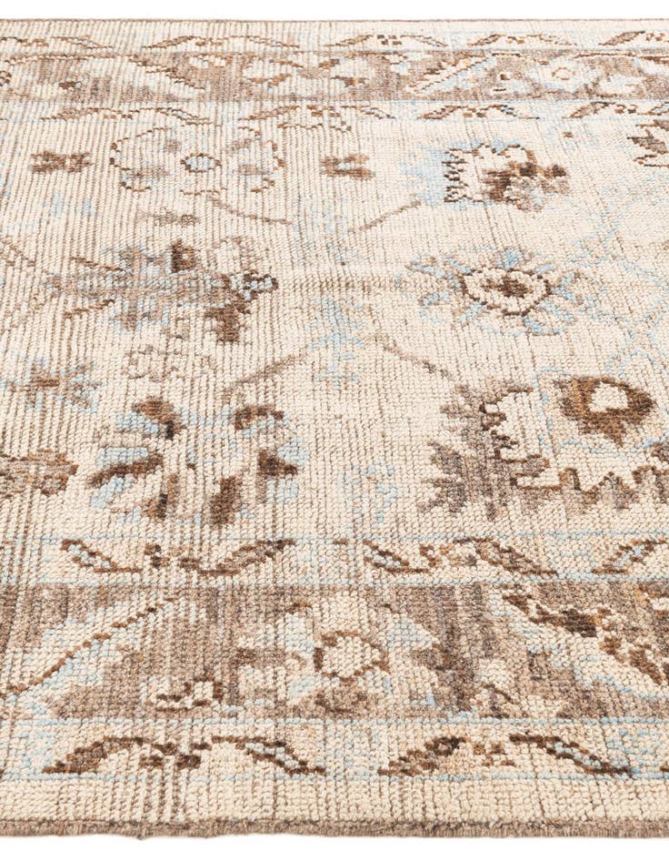 Detail image of 6' 5 x 8' 10  Hand Knotted Oushak Wool Rug
