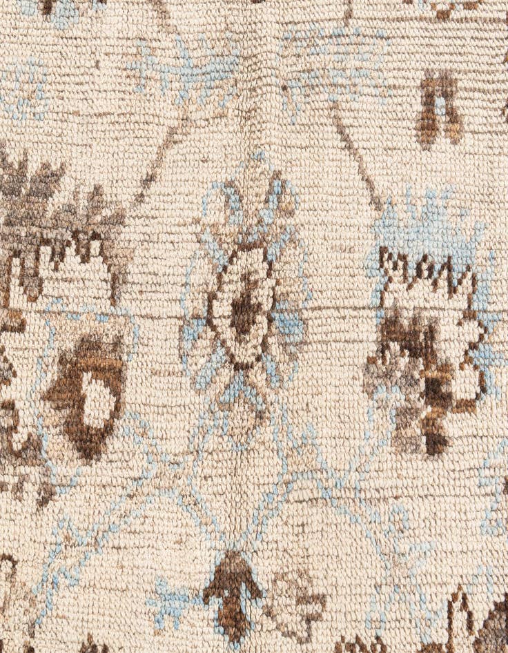Detail image of 6' 5 x 8' 10  Hand Knotted Oushak Wool Rug