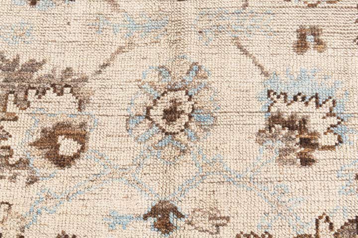 6' 5 x 8' 10 Hand Knotted Oushak Wool Rug