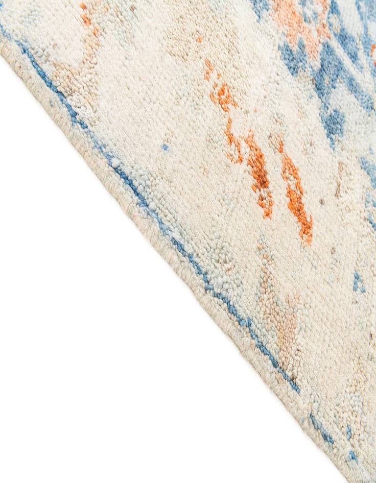 Detail image of 9' 1 x 11' 7  Hand Knotted Oushak Wool Rug