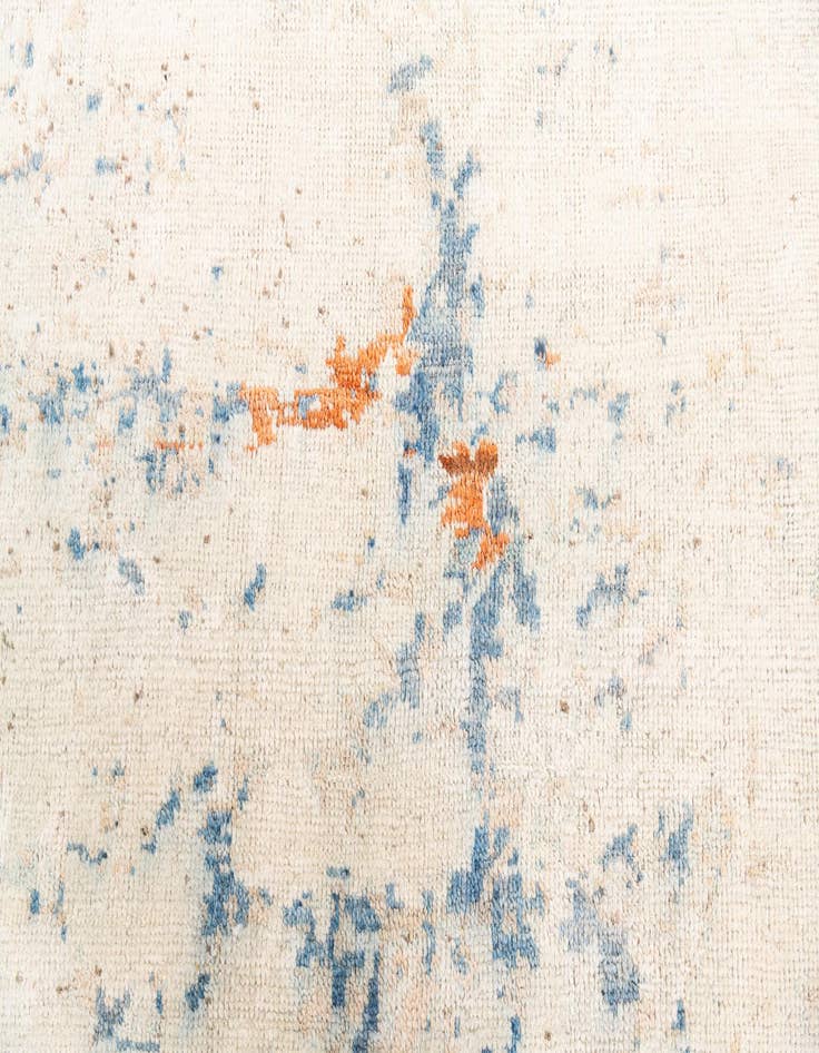 Detail image of 9' 1 x 11' 7  Hand Knotted Oushak Wool Rug