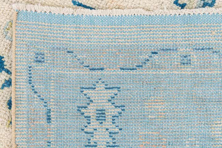 7' 8 x 9' 10 Hand Knotted Oushak Wool Rug