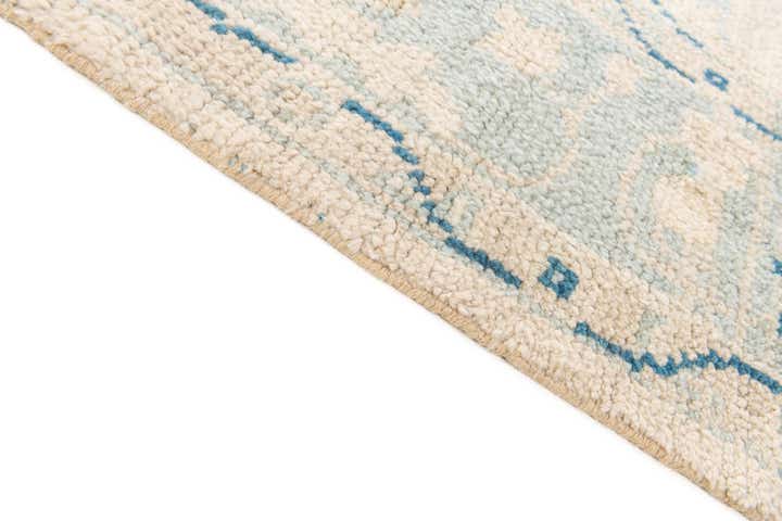 7' 8 x 9' 10 Hand Knotted Oushak Wool Rug