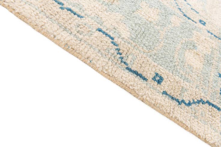 Detail image of 7' 8 x 9' 10 Hand Knotted Oushak Wool Rug