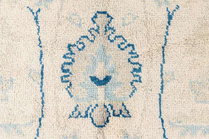 7' 8 x 9' 10 Hand Knotted Oushak Wool Rug