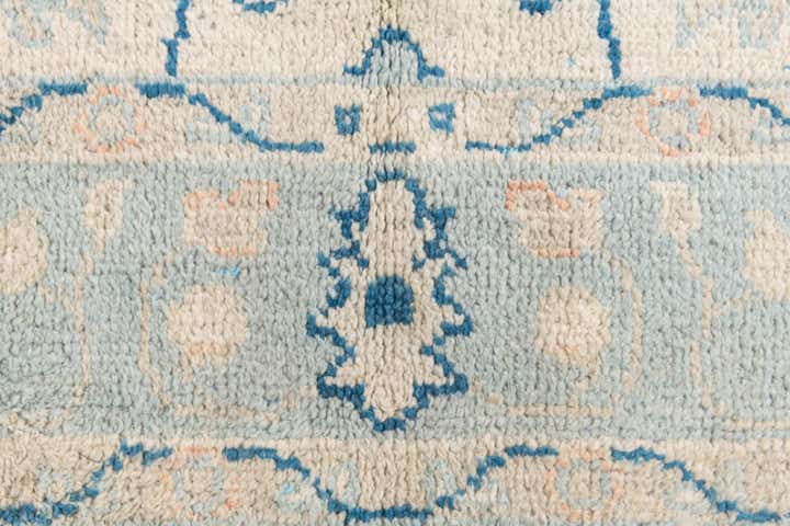 7' 8 x 9' 10 Hand Knotted Oushak Wool Rug
