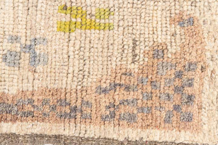 6' 2 x 9' 10 Hand Knotted Oushak Wool Rug