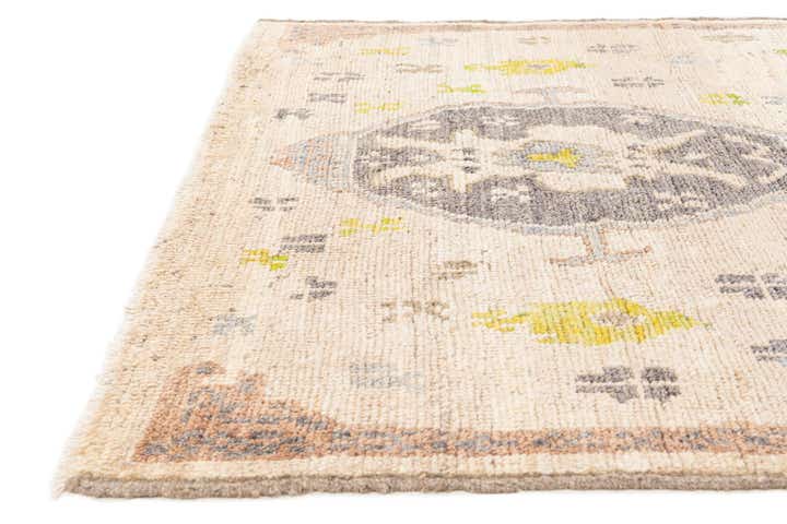 6' 2 x 9' 10 Hand Knotted Oushak Wool Rug
