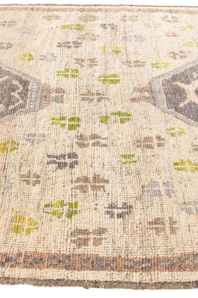 6' 2 x 9' 10 Hand Knotted Oushak Wool Rug
