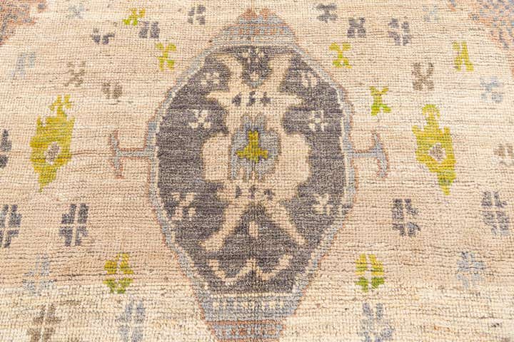 6' 2 x 9' 10 Hand Knotted Oushak Wool Rug