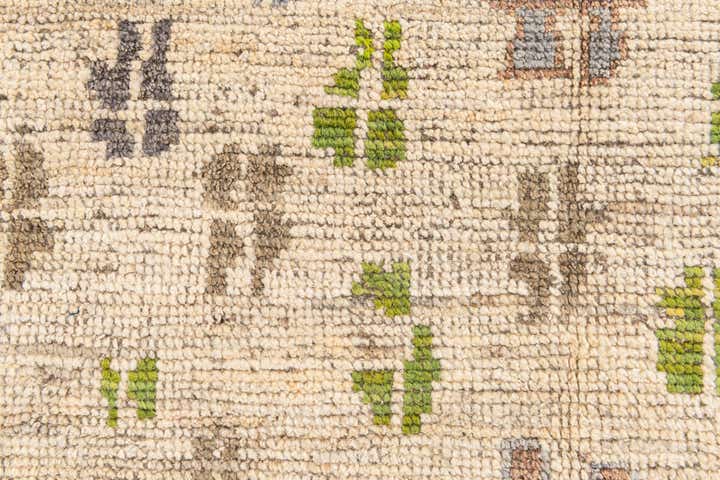 6' 2 x 9' 10 Hand Knotted Oushak Wool Rug