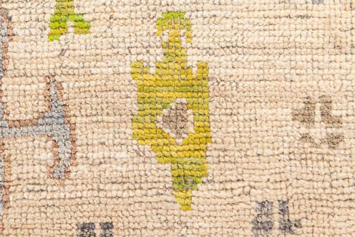 6' 2 x 9' 10 Hand Knotted Oushak Wool Rug