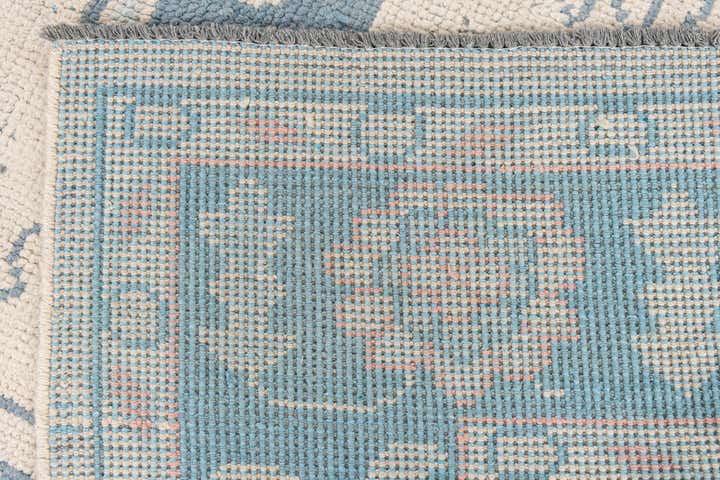 8' 1 x 9' 10 Hand Knotted Oushak Wool Rug