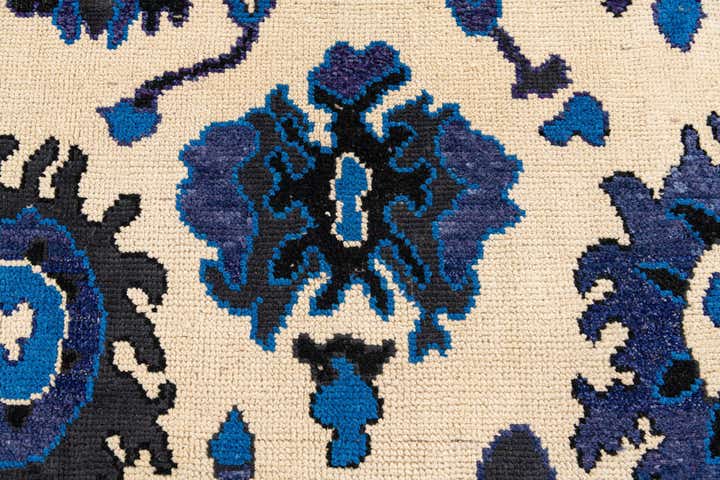 9' 3 x 12' 9 Hand Knotted Oushak Wool Rug