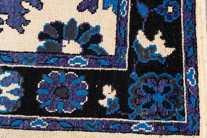 9' 3 x 12' 9 Hand Knotted Oushak Wool Rug