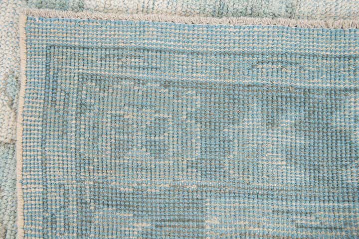 7' 9 x 9' 10 Hand Knotted Oushak Wool Rug