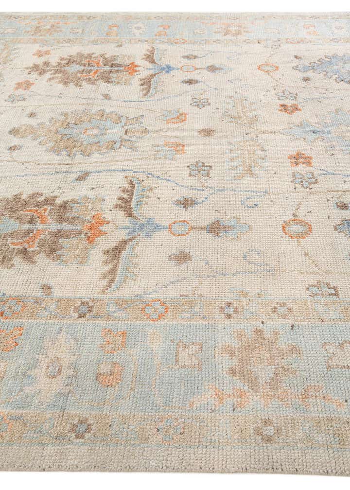 9' 2 x 12' 2 Hand Knotted Oushak Wool Rug