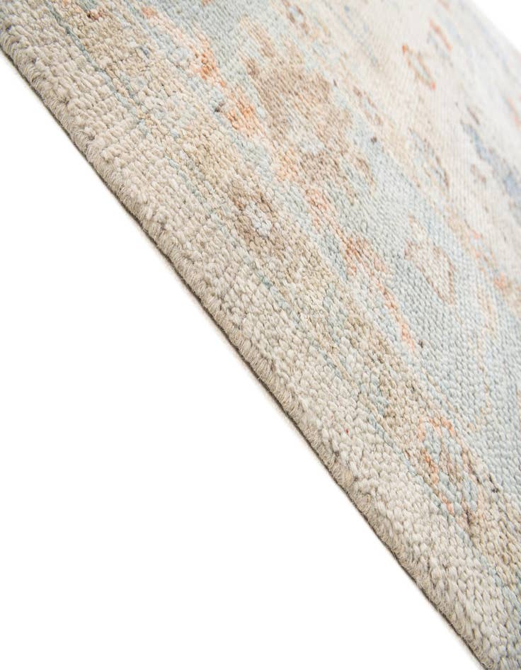 Detail image of 9' 2 x 12' 2 Hand Knotted Oushak Wool Rug