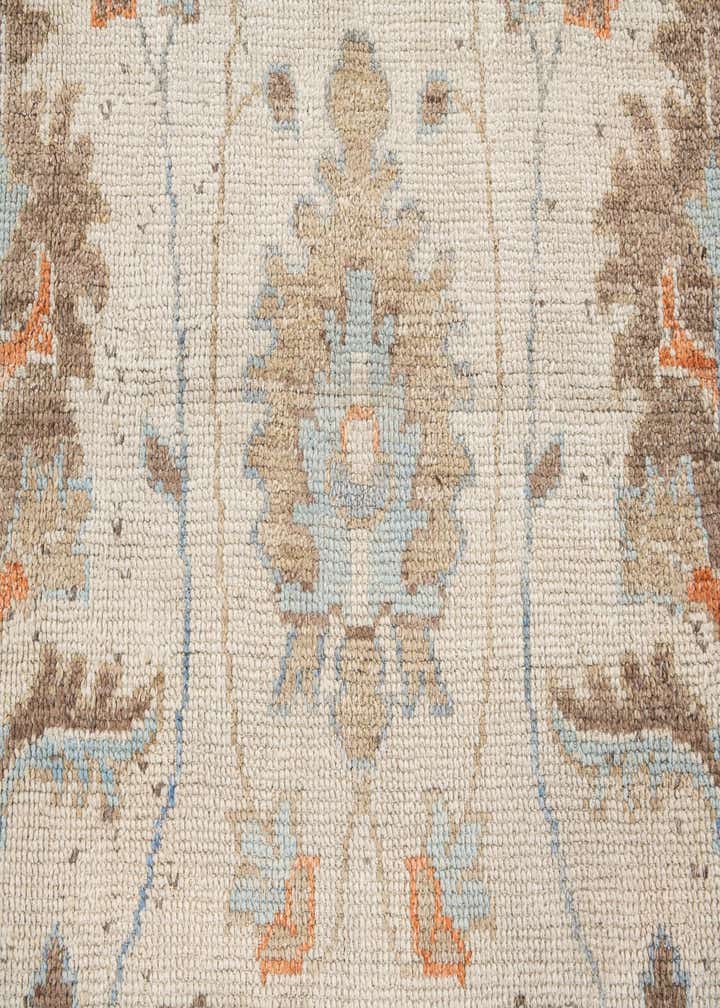 9' 2 x 12' 2 Hand Knotted Oushak Wool Rug