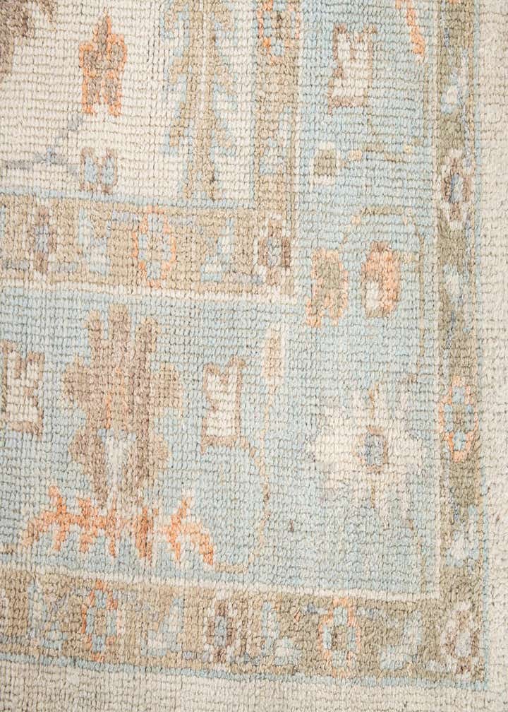 9' 2 x 12' 2 Hand Knotted Oushak Wool Rug