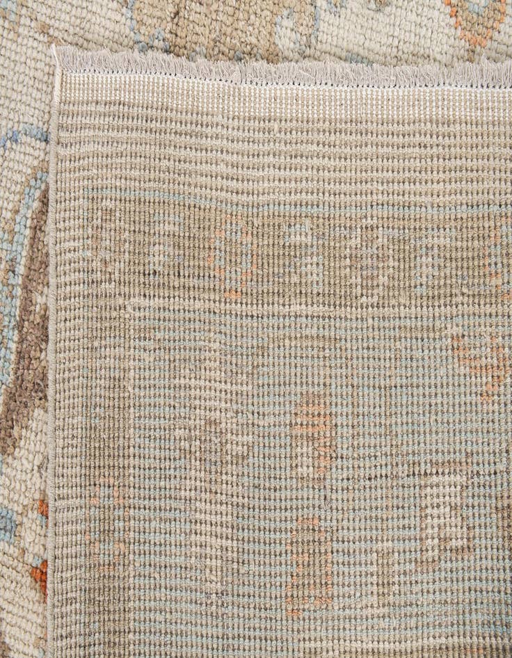 Detail image of 9' 2 x 12' 2  Hand Knotted Oushak Wool Rug