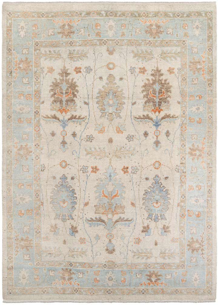9' 2 x 12' 2 Hand Knotted Oushak Wool Rug