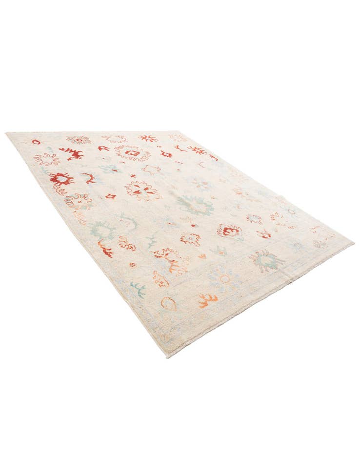 Detail image of 8' x 9' 8 Hand Knotted Oushak Wool Rug