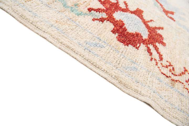 8' x 9' 8 Hand Knotted Oushak Wool Rug