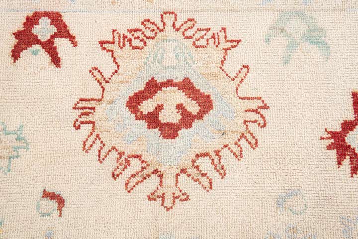 8' x 9' 8 Hand Knotted Oushak Wool Rug