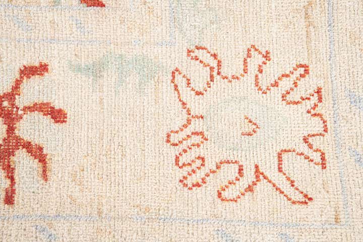8' x 9' 8 Hand Knotted Oushak Wool Rug