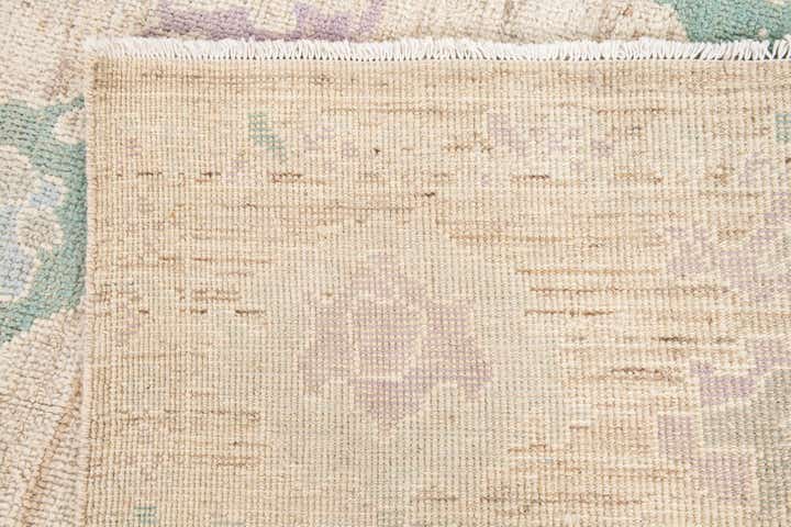 9' 2 x 11' 10 Hand Knotted Oushak Wool Rug