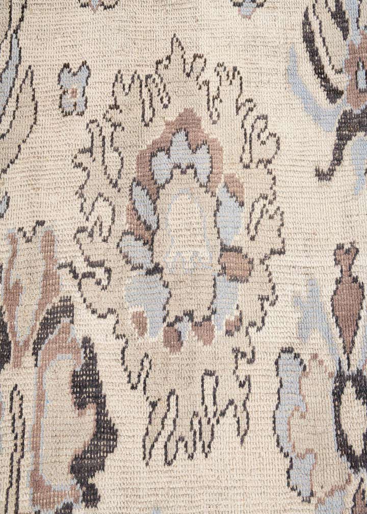 9' 7 x 11' 10 Hand Knotted Oushak Wool Rug