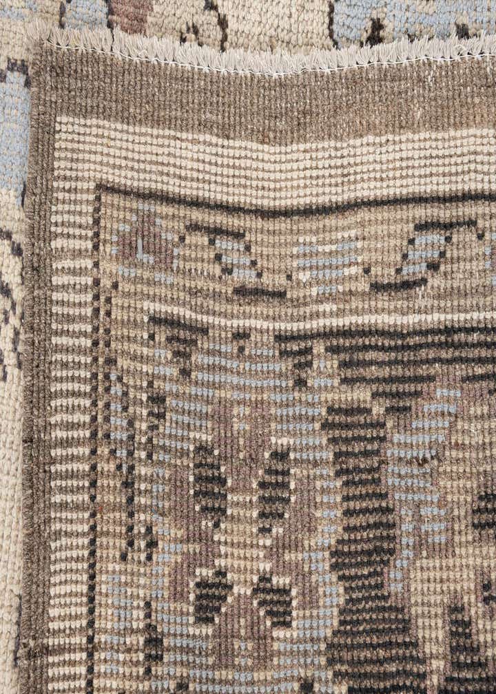9' 7 x 11' 10 Hand Knotted Oushak Wool Rug