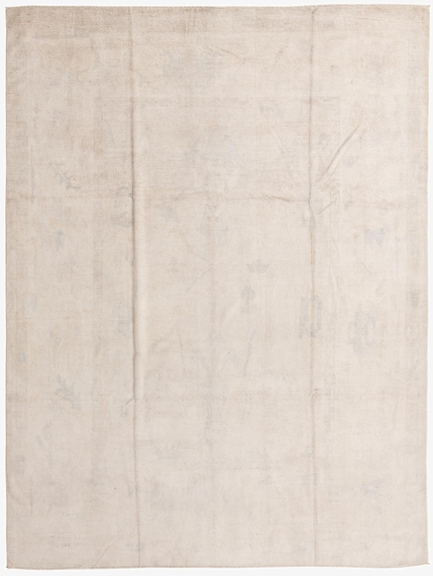 8' 9 x 11' 8 Hand Knotted Oushak Wool Rug