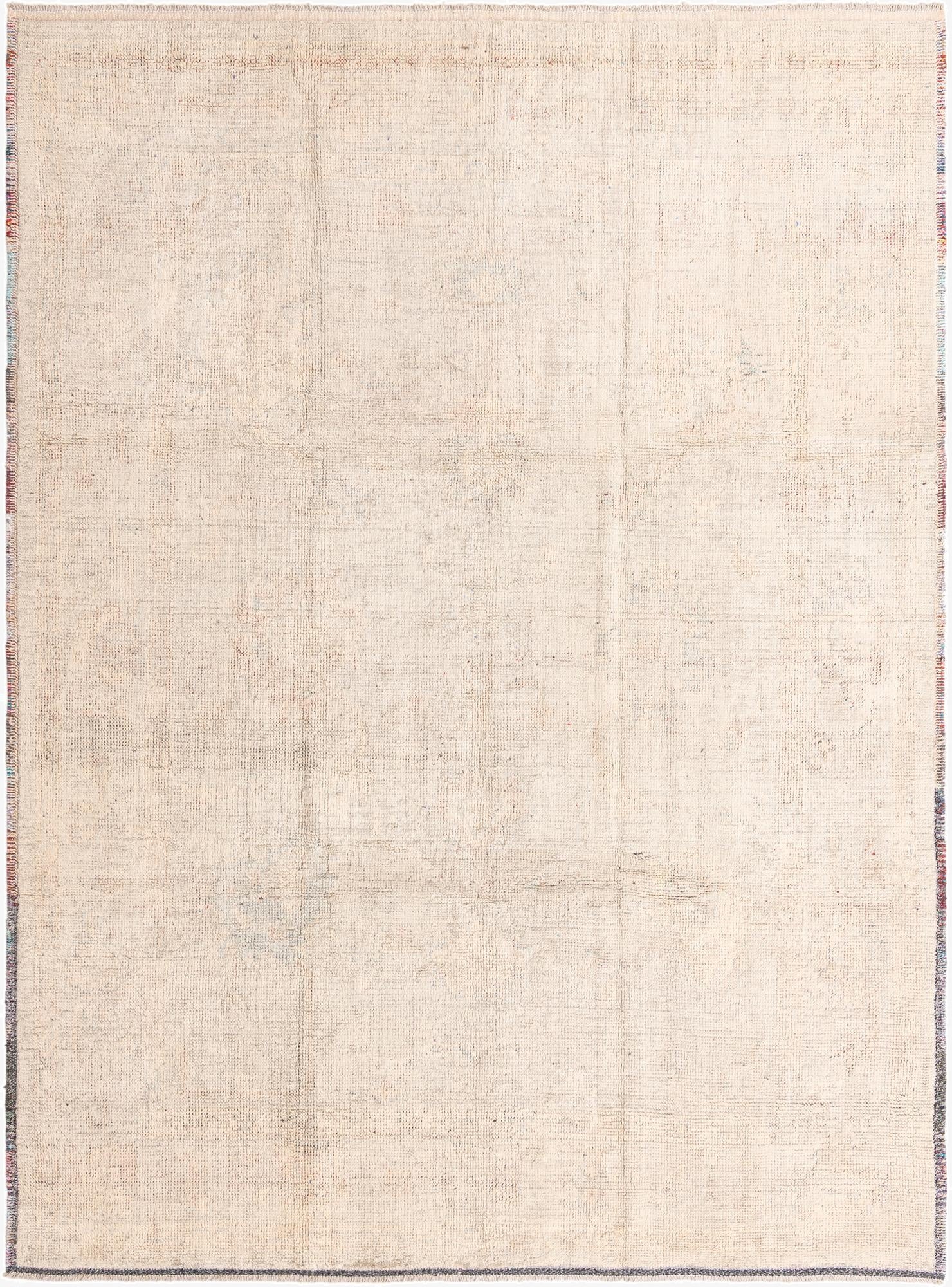 9' x 12' 2  Hand Knotted Oushak Wool Rug