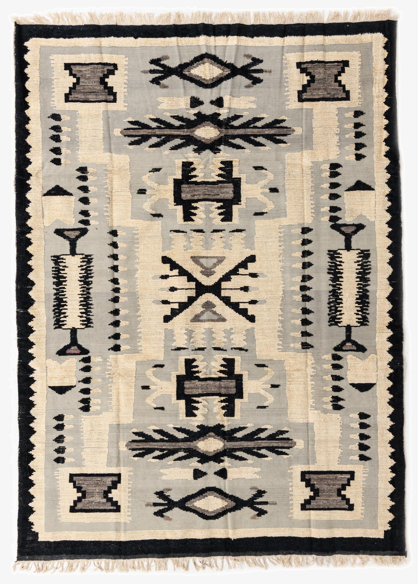 7' 8 x 10' 7  Hand Knotted Oushak Wool Rug