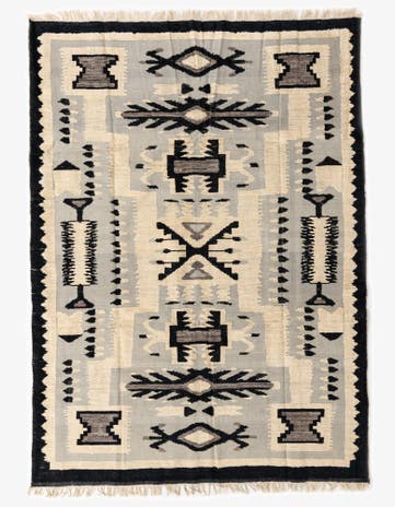 7' 8 x 10' 7 Hand Knotted Oushak Wool Rug
