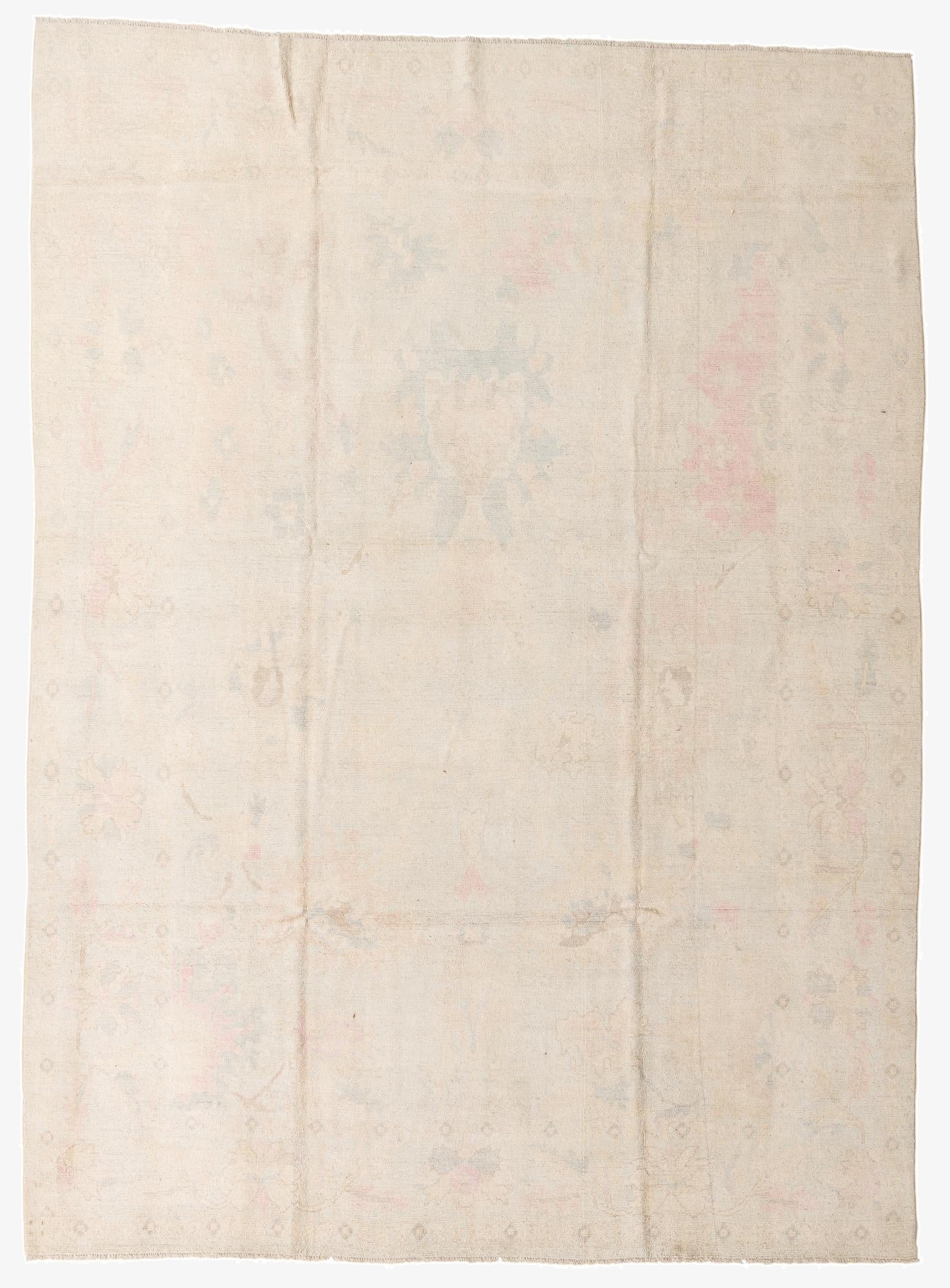 10' x 13' 5  Hand Knotted Oushak Wool Rug