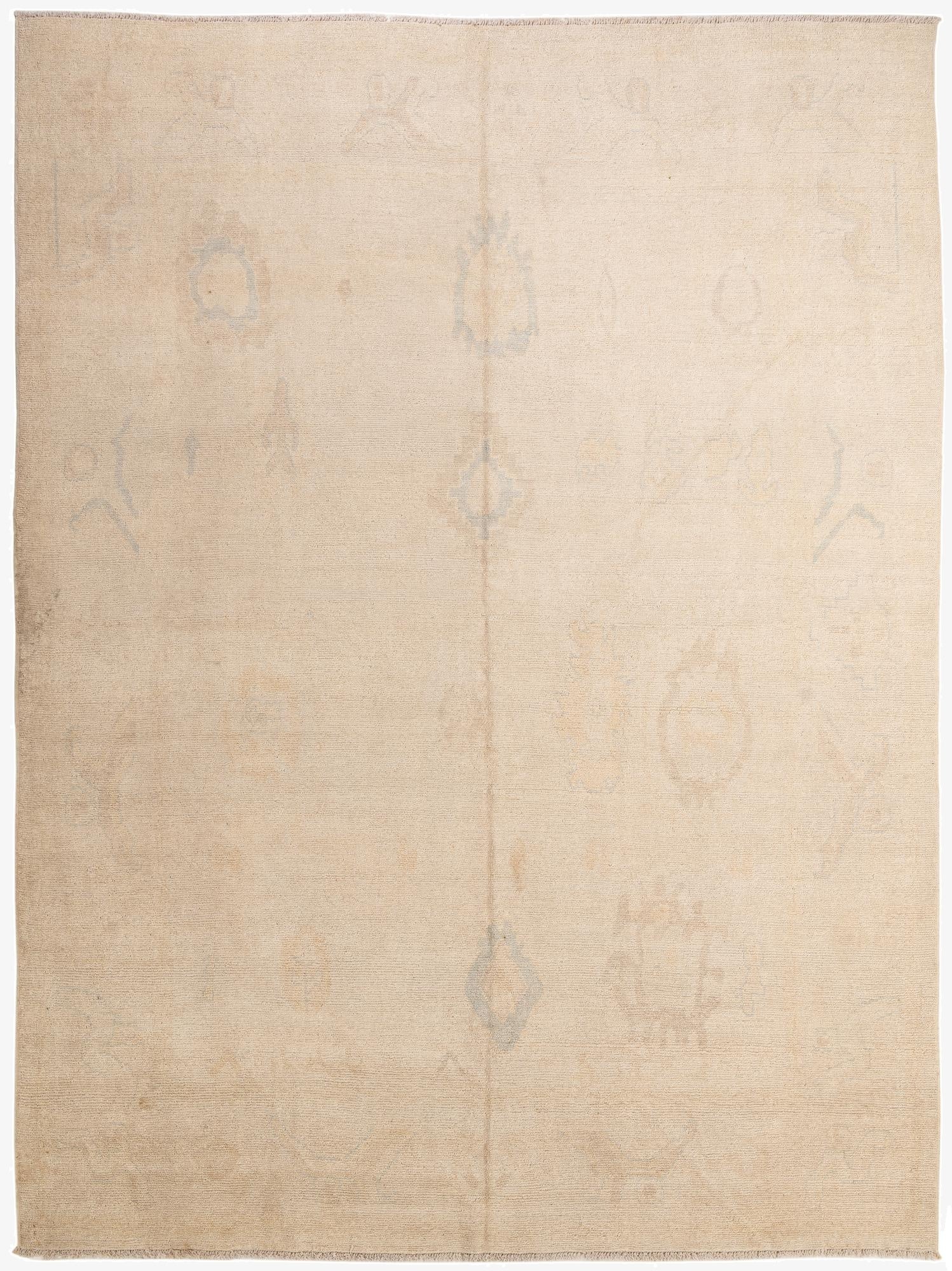 8' 9 x 11' 9  Hand Knotted Oushak Wool Rug