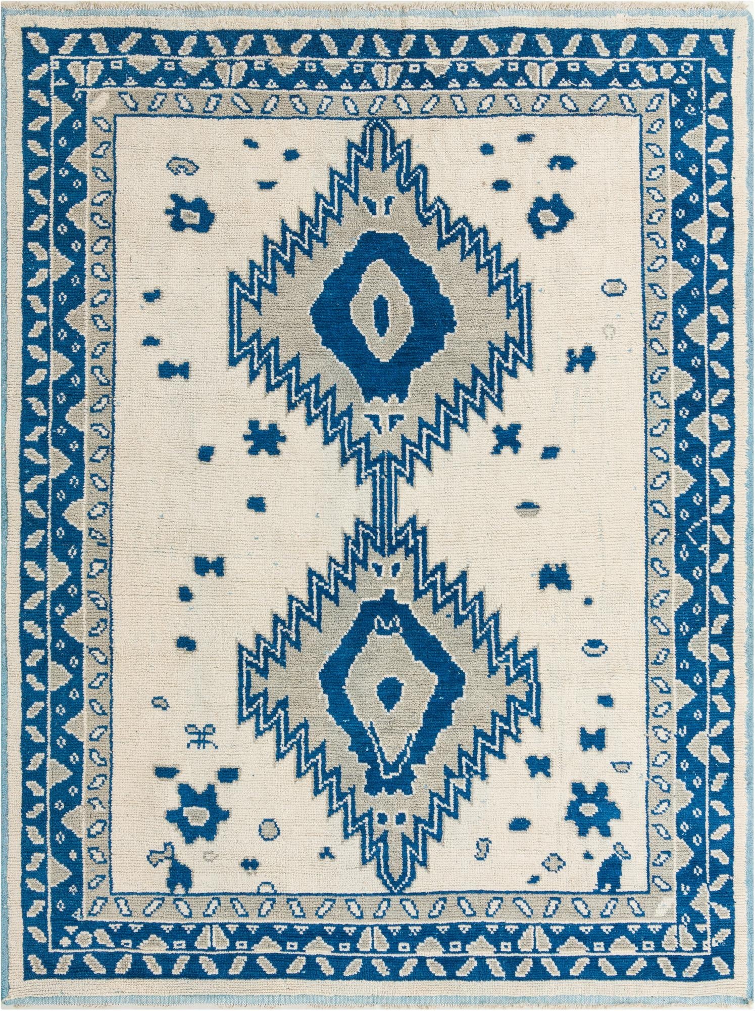 7' 10 x 10' 4  Hand Knotted Oushak Wool Rug