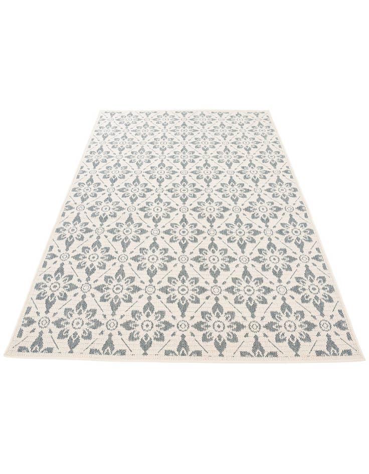 Detail image of 5' 3 x 7' 7 Easy-Clean Botanical Indoor / Outdoor Rug