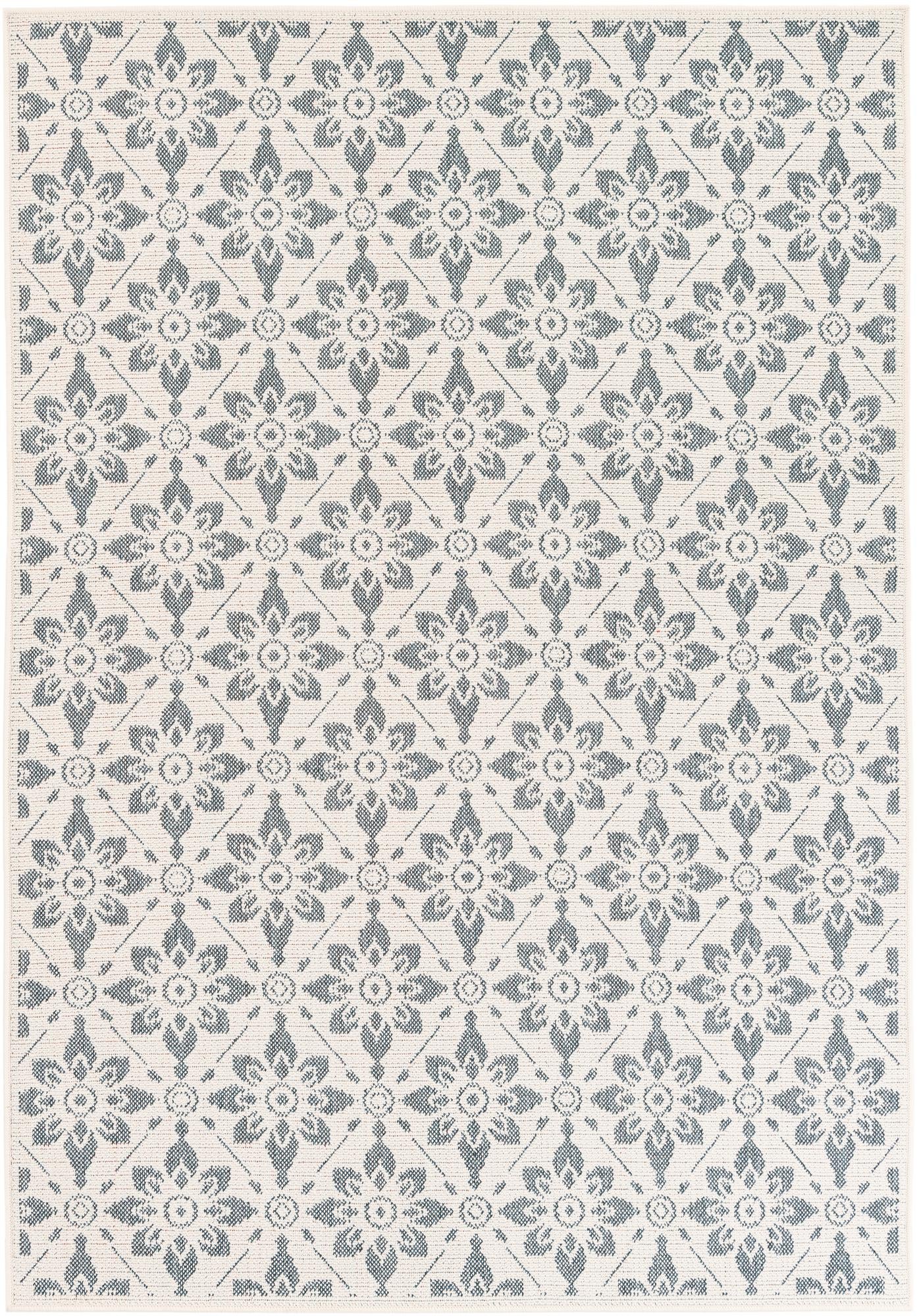 5' 3 x 7' 7 Easy-Clean Botanical Indoor / Outdoor Rug