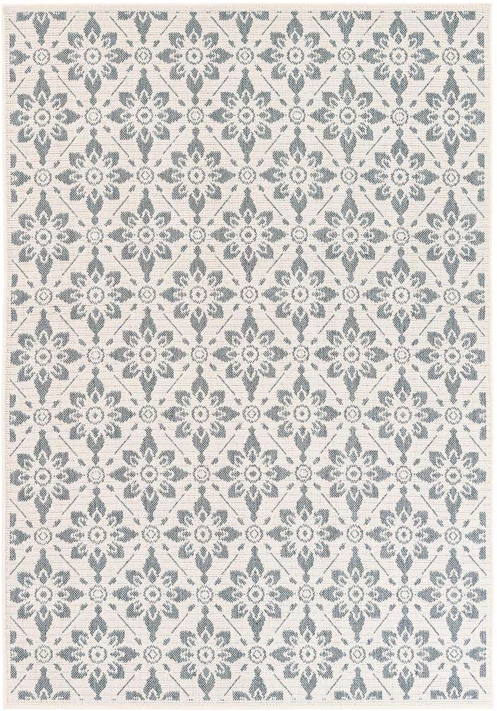 5' 3 x 7' 7 Easy-Clean Botanical Indoor / Outdoor Rug