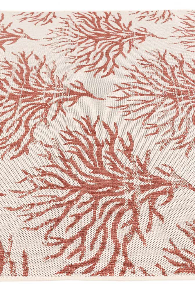 5' 3 x 7' 7 Easy-Clean Botanical Indoor / Outdoor Rug