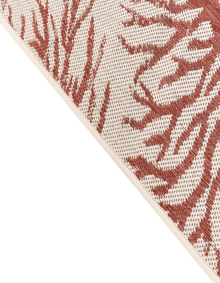 Detail image of 5' 3 x 7' 7  Washable Botanical Indoor / Outdoor Rug