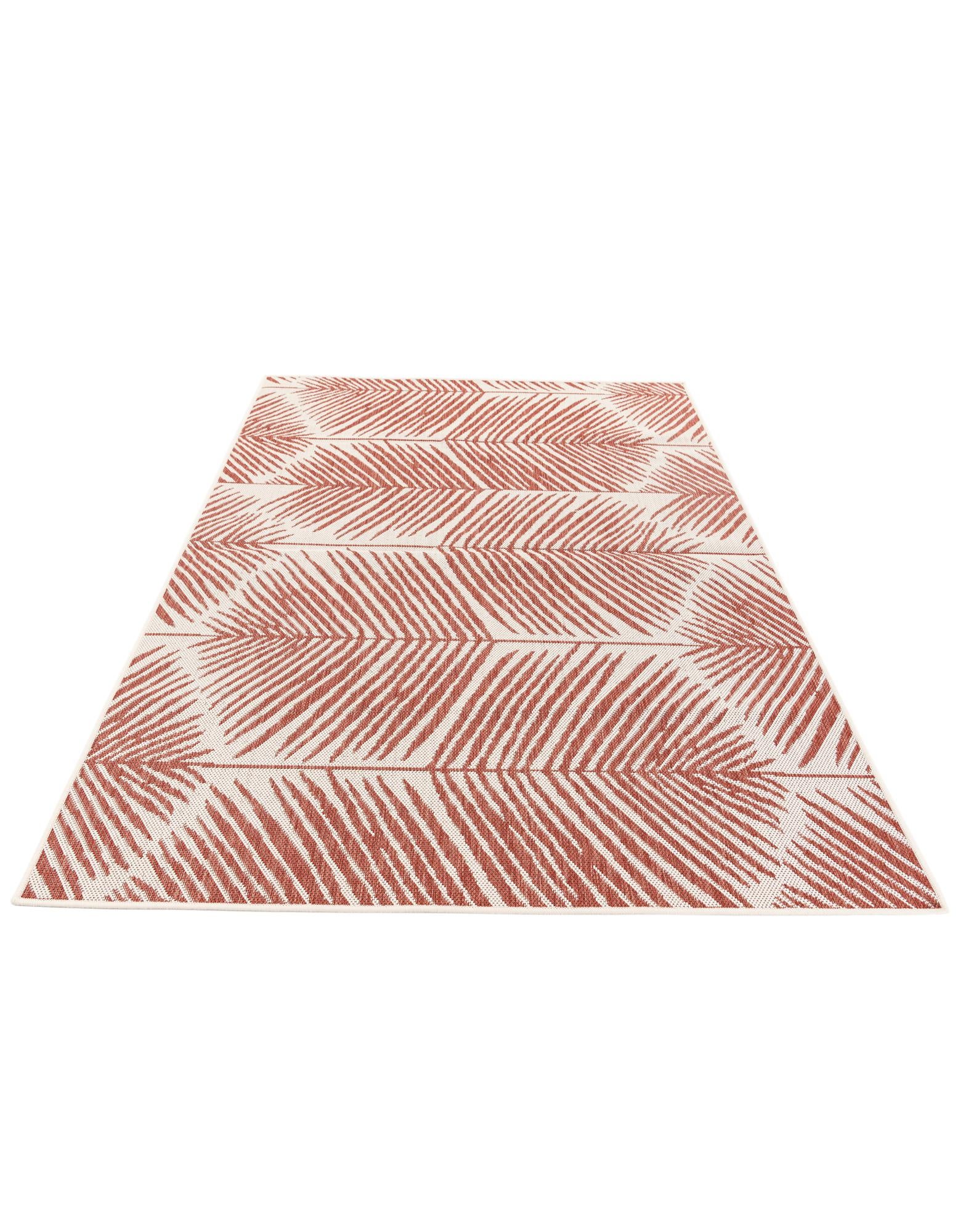 5' 3 x 7' 7 Easy-Clean Botanical Indoor / Outdoor Rug